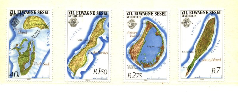 岛,奎蒂维岛(由左至右)1989年新加坡·古地图1995年丹麦·阿沃纳克岛