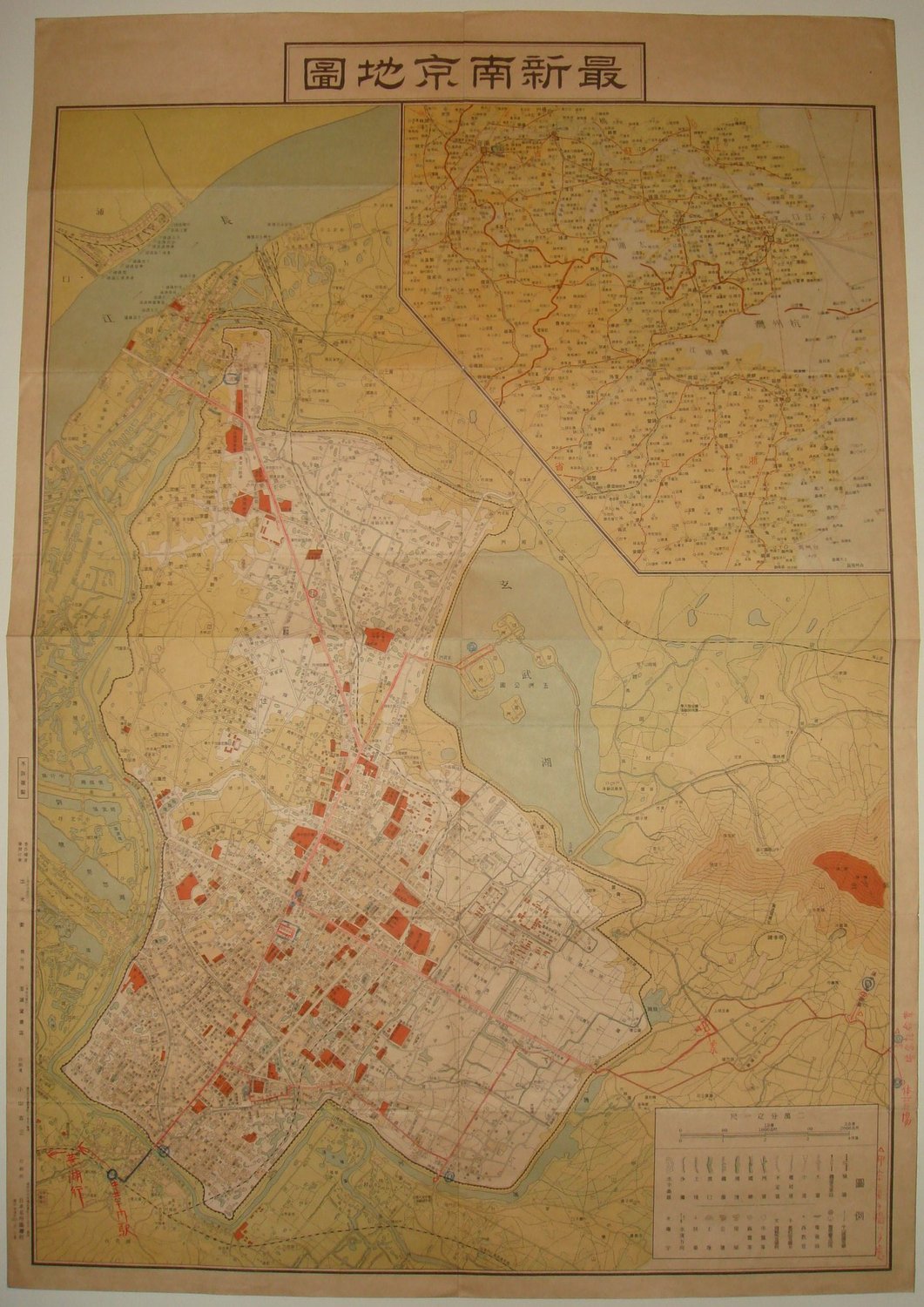 南京老地图一瞥一