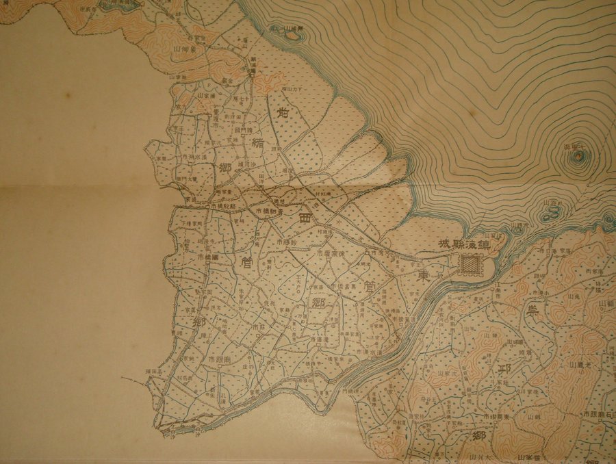 罕见的民国县级地图集镇海县地图