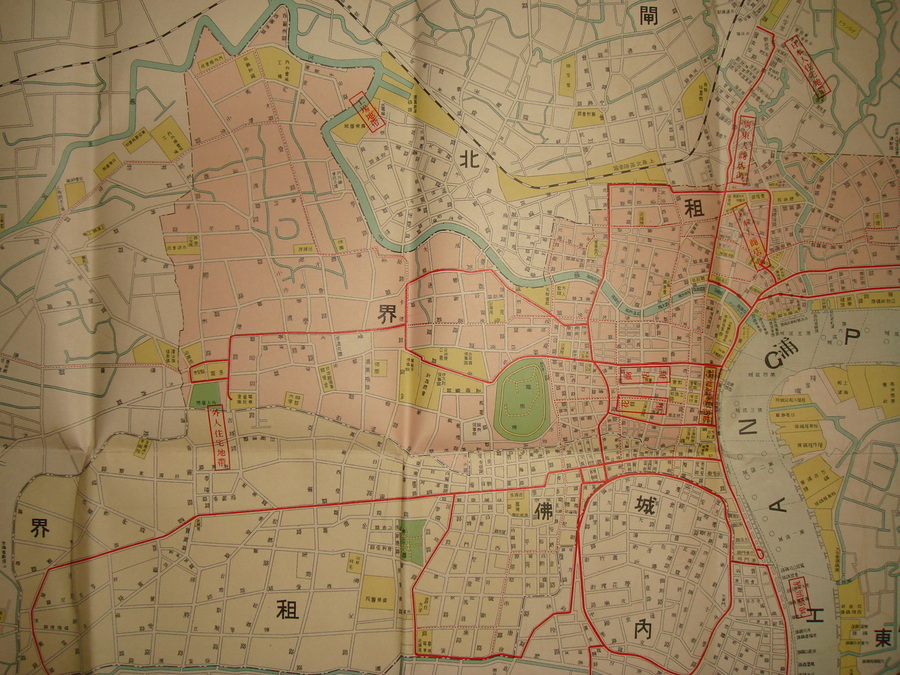 迎世博之上海老地图鉴赏十