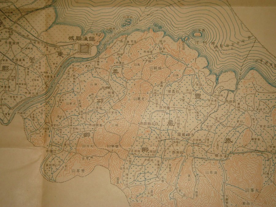 罕见的民国县级地图集镇海县地图