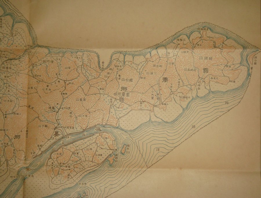 罕见的民国县级地图集镇海县地图