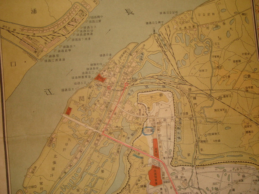 南京老地图一瞥一