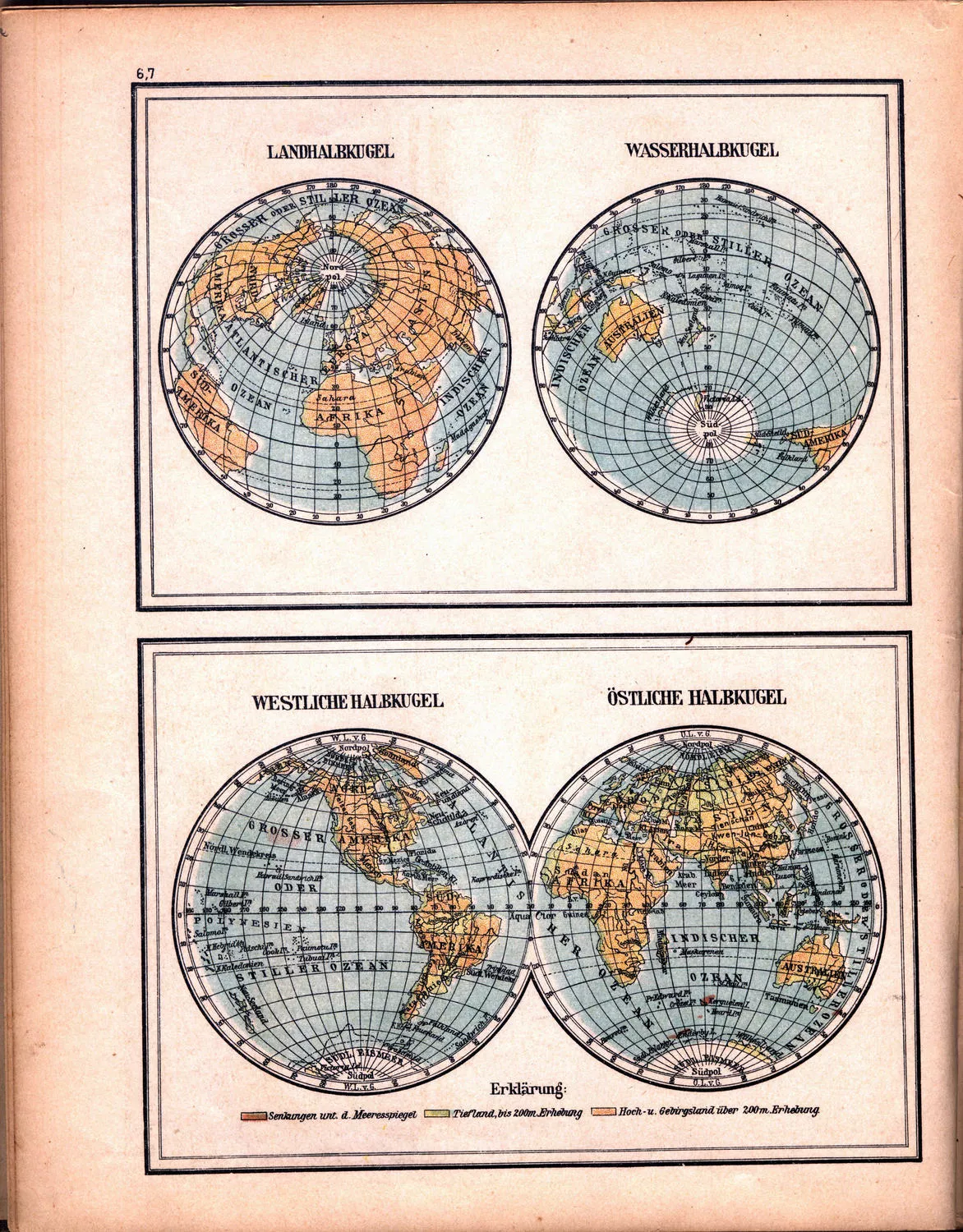 二十世纪初期的德国《新家庭地图集》 - 地图守望者