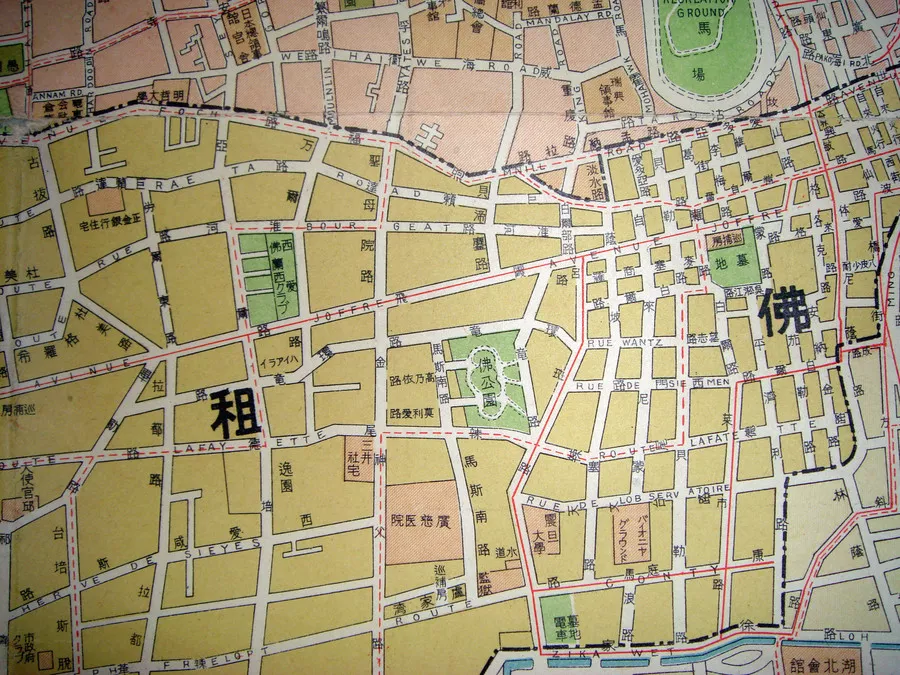 上海老地图鉴赏（四十一）——日制《最新大上海地图》 - 地图守望者